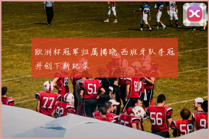 欧洲杯冠军归属揭晓 西班牙队夺冠并创下新纪录